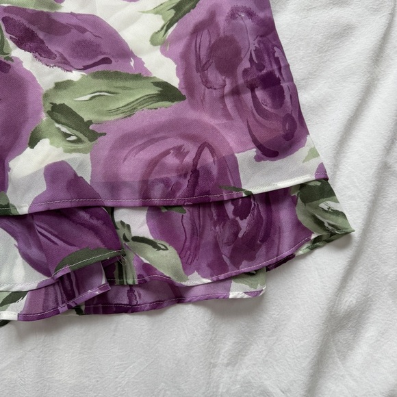 Vintage Rampage Slip Dress: Short and Sweet with Shades of Purple & Green - Picture 4 of 5